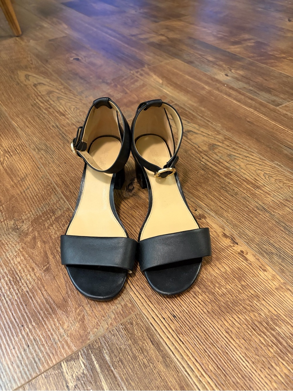 Michael Kors Black Leather Women’s Heels